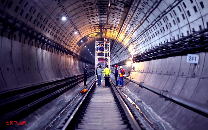 北方某城市地铁区间隧道加固工程